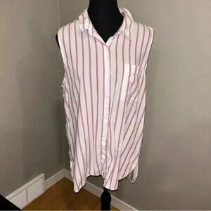 Beach Lunch Lounge Button Up Tank